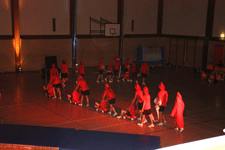 Einmarsch Showteam